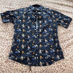 Murano men’s slim fit button down, M